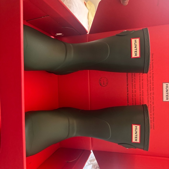 Hunter Shoes - Hunter Forest Green Waterproof Boots
